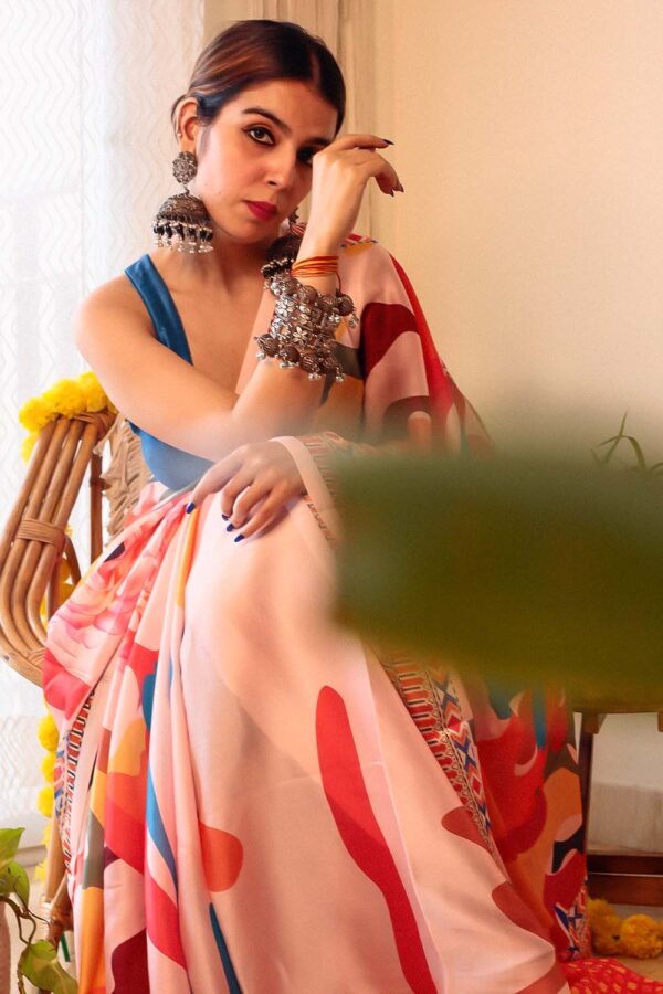 Titli | Satin Georgette Saree