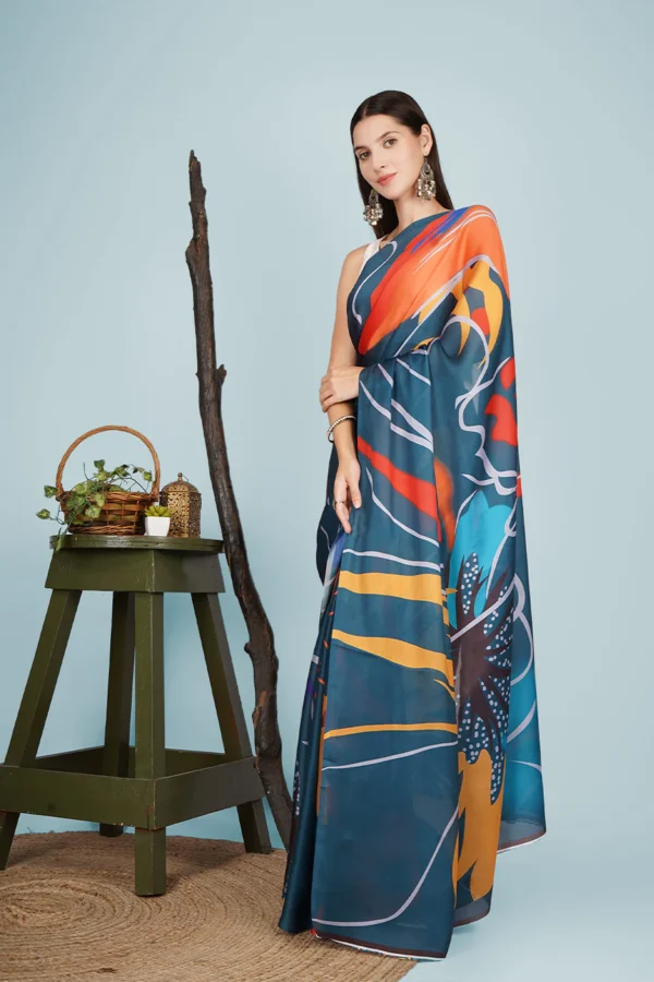 Kalpavatika  Water Repellent Stain Free Saree - Image 6