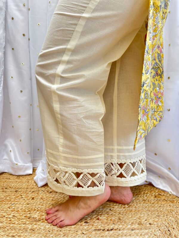 Cream Lacework Palazzo - Image 6